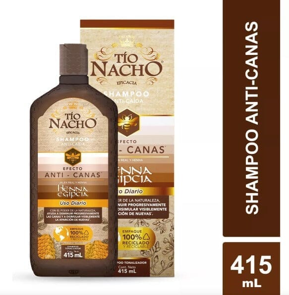 Tío Nacho Shampoo Anti-Canas x 415 mL Farmex-Pluxee-Persistente